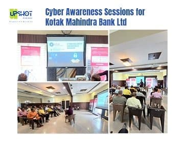 Cyber awareness session conducted for Kotak Mahindra Bank Ltd with employees attending the presentation