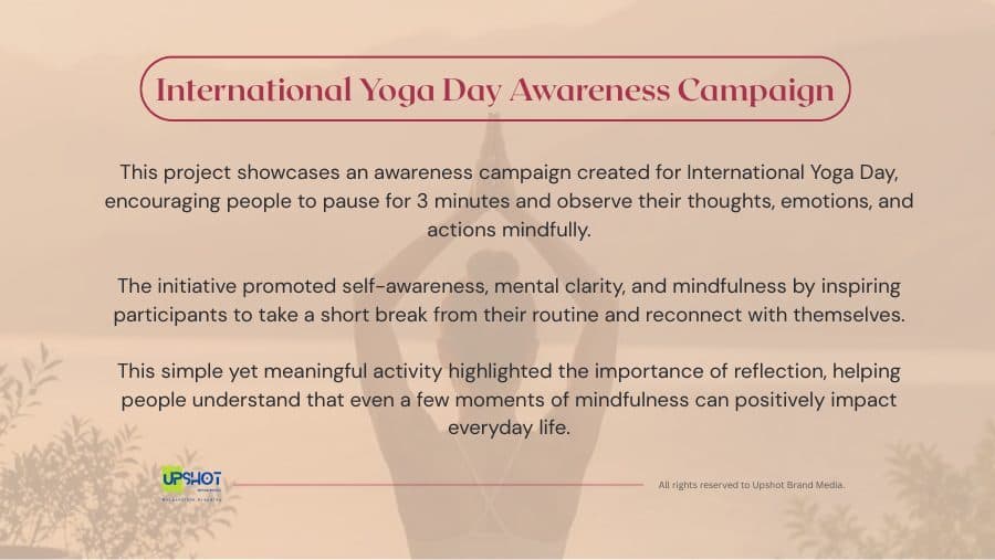 International Yoga Day Campaign cover
